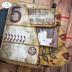 Metal Cutting Die - Hello You - Tri-fold slider pocket