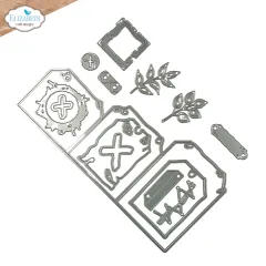 Metal Cutting Die - Hello You - Tag Folding Trio