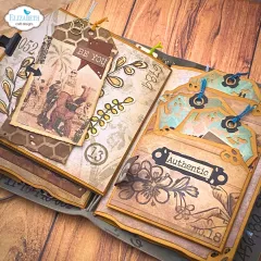 Metal Cutting Die - Hello You - Tag Folding Trio