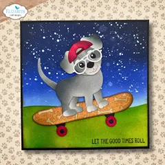 Metal Cutting Die - Dog Days - Skateboard