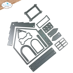 Metal Cutting Die - Dog Days - Dog House build a book