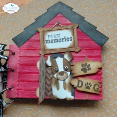 Metal Cutting Die - Dog Days - Dog House build a book