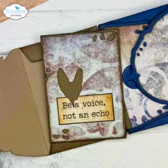 Metal Cutting Die - Hello You - Grunge Envelope