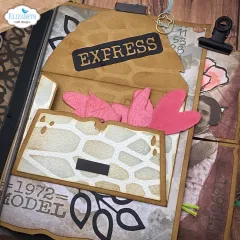 Metal Cutting Die - Hello You - Grunge Envelope