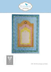 Metal Cutting Die - Beautiful Blooms - Stitched rectangles and labels