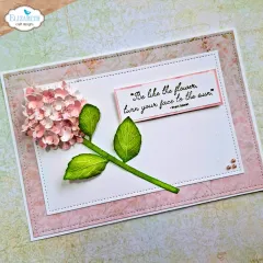 Metal Cutting Die - Beautiful Blooms - Stitched rectangles and labels