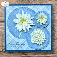 Metal Cutting Die - Beautiful Blooms - Stitched squares and circles