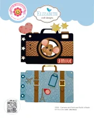 Metal Cutting Die - Destination Fun - Camera and Suitcase Build a Book