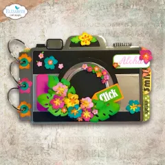 Metal Cutting Die - Destination Fun - Camera and Suitcase Build a Book