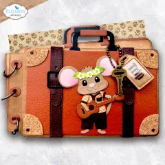 Metal Cutting Die - Destination Fun - Camera and Suitcase Build a Book