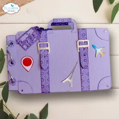 Metal Cutting Die - Destination Fun - Camera and Suitcase Build a Book