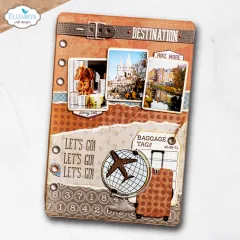 Metal Cutting Die - Rest & Relaxation - Rounded Travel Page