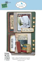 Metal Cutting Die - Rest & Relaxation - Library Pockets & Accessories