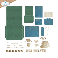Metal Cutting Die - Rest & Relaxation - Library Pockets & Accessories