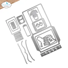 Metal Cutting Die - Rest & Relaxation - Library Pockets & Accessories