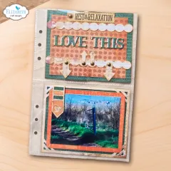 Metal Cutting Die - Rest & Relaxation - Pocket Page Inserts 3