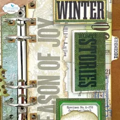 Art Journal 12x12 Paper Pack - Christmas Lives Here