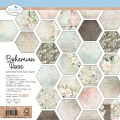 Elizabeth Crafts Design - 12x12 Paper Pack - Bohemian Rose