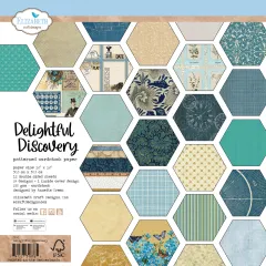 Elizabeth Crafts Design - 12x12 Paper Pack - Delightful Discovery - Delightful Discovery