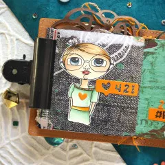 Clear Stamps - Art Journal Chick