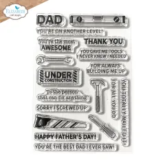 Clear Stamps - Living it Up - Best Dad Sentiments
