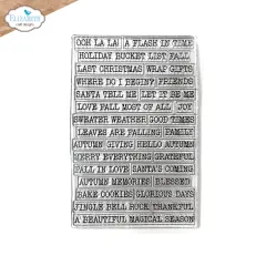 Clear Stamps - Golden Season - Journal phrases 6