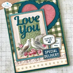 Clear Stamps - Romantic Revival - Postcard Parts