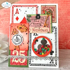 Clear Stamps - Romantic Revival - Playing Card Collage