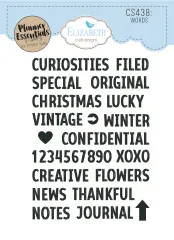 Clear Stamps - Winter Wanderlust - Words