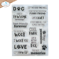 Clear Stamps - Dog Days - Sentiments