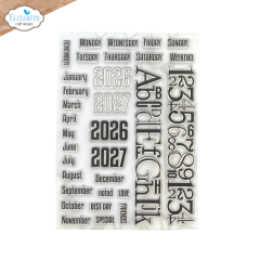 Clear Stamps - Delightful Discovery - Calendar Elements
