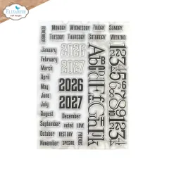 Clear Stamps - Delightful Discovery - Calendar Elements