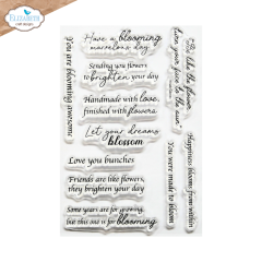 Clear Stamps - Beautiful Blooms - Bloom Sentiments