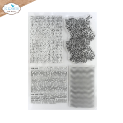 Elizabeth Craft Designs Clear Stamp Set Seasonal Textures auf Folie