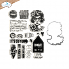 Cutting Dies & Clear Stamps - Frida at Home