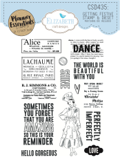 Cutting Dies & Clear Stamps - Winter Wanderlust - Getting Festive