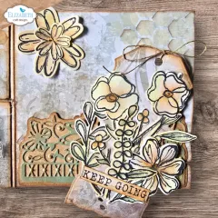 Cutting Dies & Clear Stamps - Hello You - Flower Scribbles