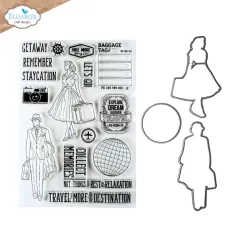 Cutting Dies & Clear Stamps - Rest & Relaxation - Let's Go!