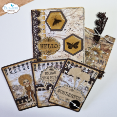 Elizabeth Crafts Special Kit - ATC (mit Cork Journal)