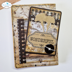 Elizabeth Crafts Special Kit - ATC (mit Cork Journal)