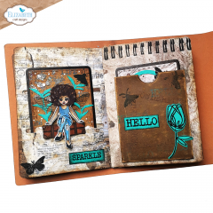 Elizabeth Crafts Special Kit - ATC (mit Cork Journal)