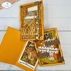 Cutting Dies & Clear Stamps -Movie night - ATC Special