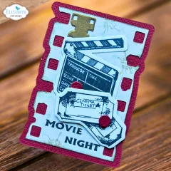 Cutting Dies & Clear Stamps -Movie night - ATC Special