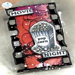Cutting Dies & Clear Stamps -Movie night - ATC Special