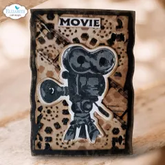 Cutting Dies & Clear Stamps -Movie night - ATC Special