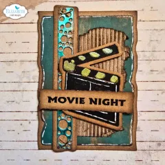 Cutting Dies & Clear Stamps -Movie night - ATC Special
