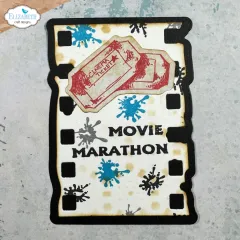 Cutting Dies & Clear Stamps -Movie night - ATC Special