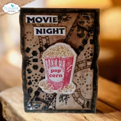 Cutting Dies & Clear Stamps -Movie night - ATC Special