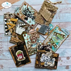 Cutting Dies & Clear Stamps -Movie night - ATC Special