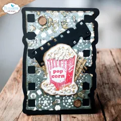 Cutting Dies & Clear Stamps -Movie night - ATC Special